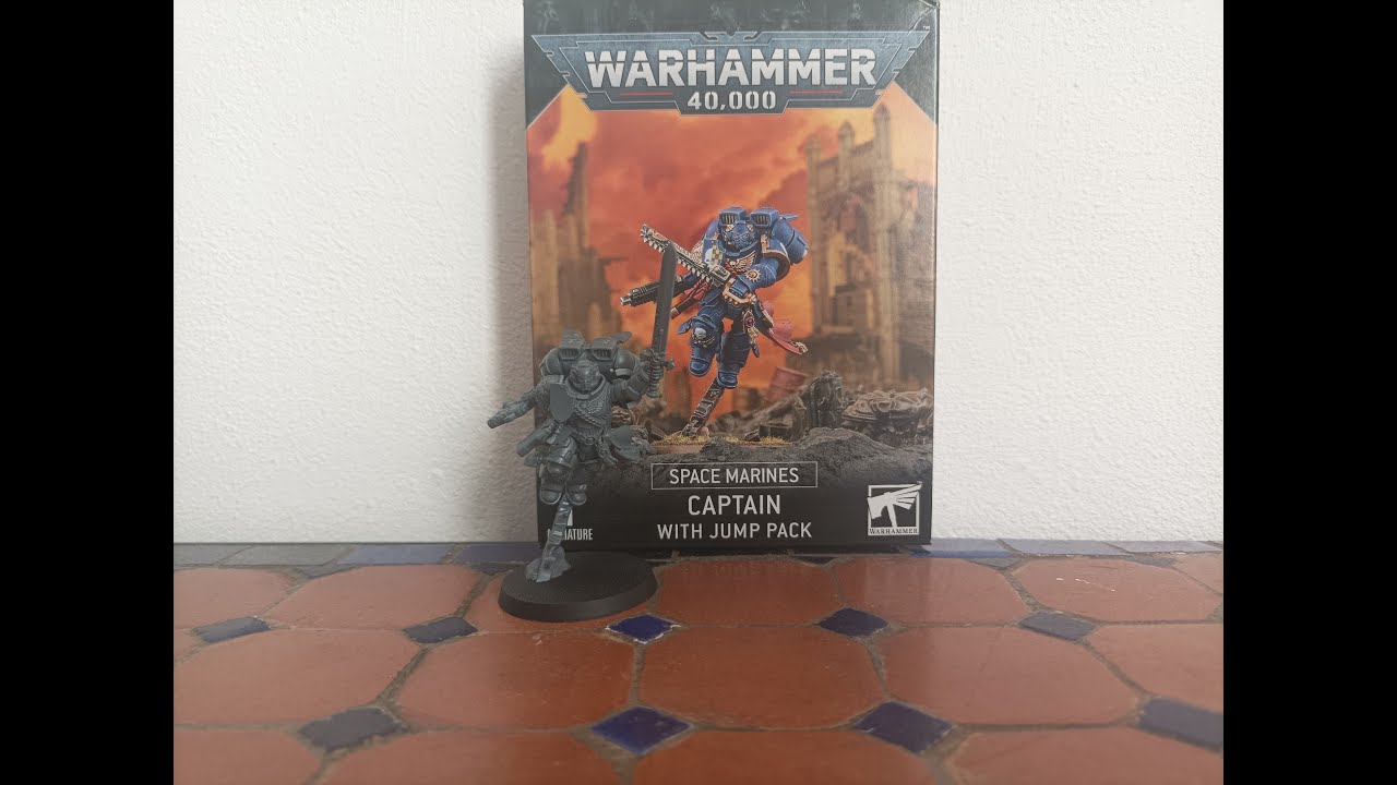 WH 40K - Space Marine - Capitaine avec réacteur dorsal WH 40K - Space Marine - Capitaine avec réacteur dorsal