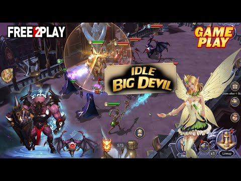 Idle Big Devil ★ Gameplay 2021 ★ PC Steam [ Free to Play ] Idle Rpg game 2020 ★ 1080p60FPS