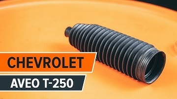 Hoe voorste schokdempers met laarzen vervangen op een CHEVROLET AVEO T-250 HANDLEIDING | AUTODOC