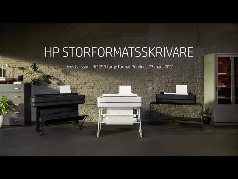 Video: HP Storformatsskrivare - Pålitliga Partners För Arkitekter, Designers, Ingenjörer