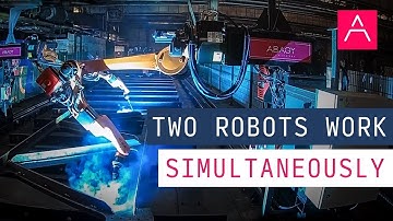 Bridge Structures. Two Robots Weld a Part Simultaneously | ABAGY ROBOTIC WELDING