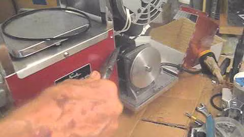 Correct installation of a V belt pulley on a WHF or Norwalk juicer