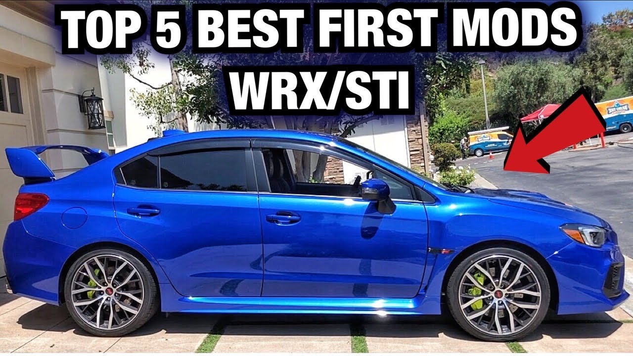 Top 5 BEST FIRST MODS for a Subaru WRX/STI - YouTube