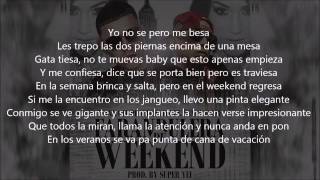 Juanka El Problematik Ft. Ñengo Flow - Farandulera De Weekend (Letra)