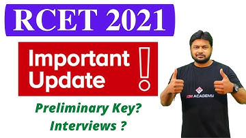 Important Update : APRCET 2021 - Preliminary Key!