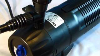 All in One Pond Pump Filter With 9w UV Steriliser (CUP-359) - All Pond Solutions