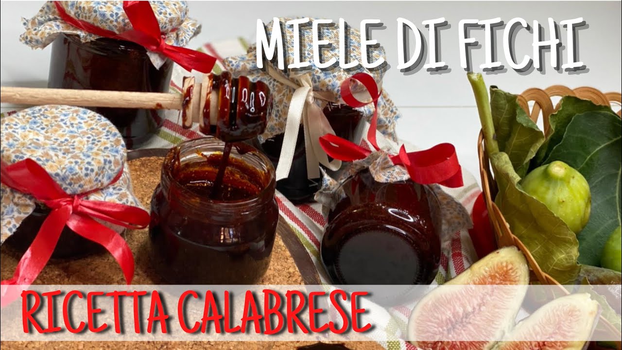 MIELE DI FICHI RICETTA CALABRESE /MELASSA DI FICHI /fig honey Calabrian recipe