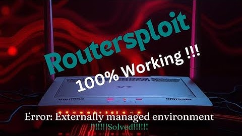 100%working || Routersploit Download || NewUpdate || Error Fixed #kalilinux #debian #ethicalhacking
