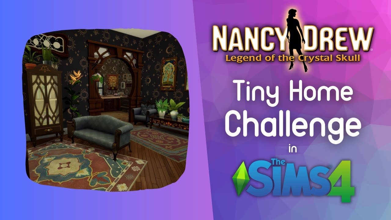 Sims 4 Tiny Homes Inspired by Nancy Drew Games | Legend of the Crystal Skull Interior