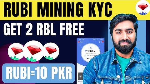 Rubi Network KYC Update | Rubi Mining App Update | Rubi Network ki KYC Kaisay Karen | Rubi Price 