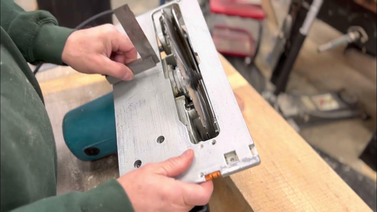 Timber Framing Makita 10 1/4” (5104) 90 degree and 45 degree stop