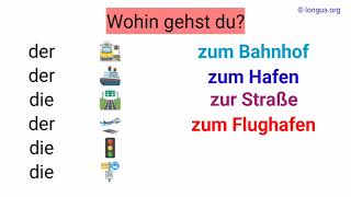 A1, A2, B1 - Deutsch lernen, #Grammatik, Deutsche Grammatik, #Preposition, #zum #zur #deutschlernen