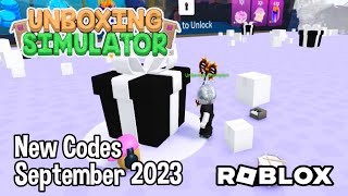 ALL 40 WORKING SECRET CODES! Unboxing Simulator Roblox May 2021 - BiliBili