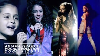 Ariana Grande's Vocal Evolution [ 2001 - 2017 ] | SingersAvenue