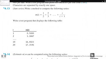 Introduction To Java Programming Exercise 6 13b