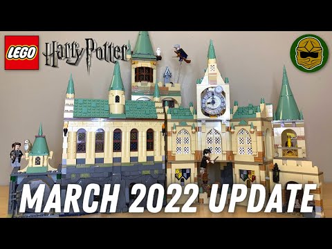 LEGO Harry Potter Hogwarts Sets Connected: March 2022 Update! Gryffindor Dorms + Hospital Wing Added