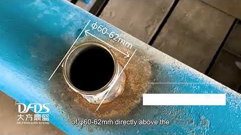 Installation of Insertion Type Electromagnetic Flow Meter