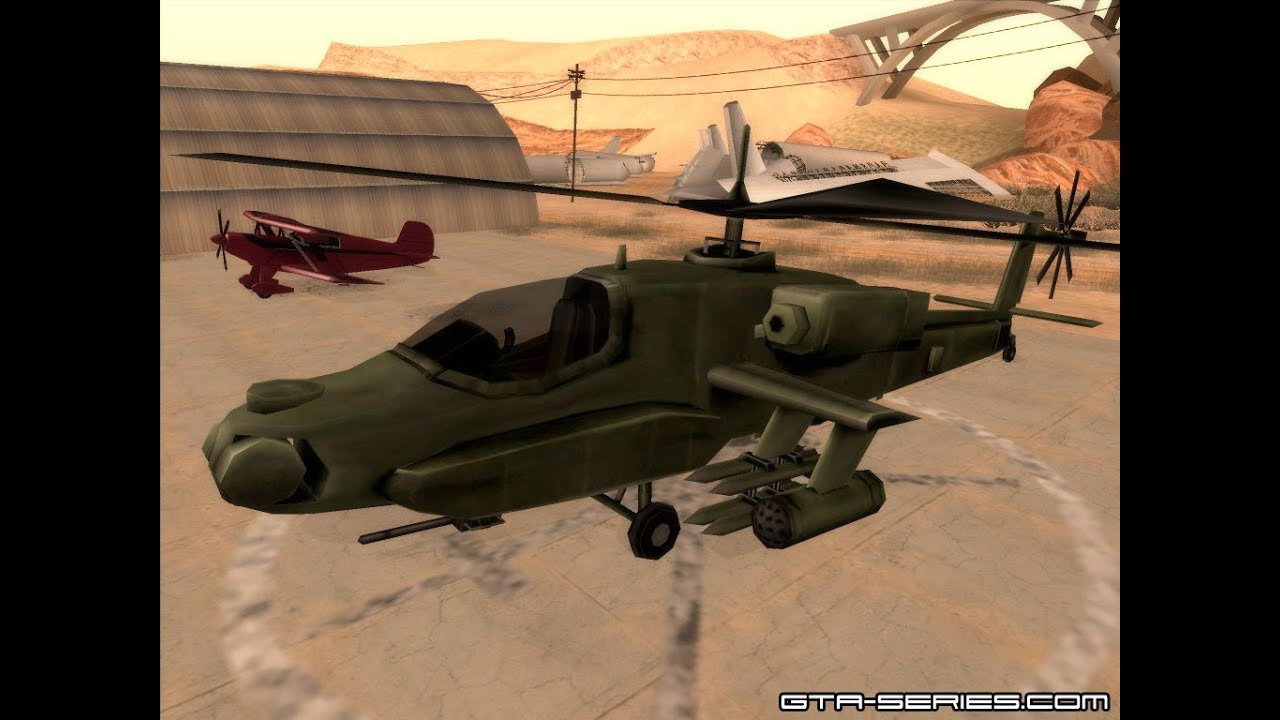 GTA SA - Helicopters and Planes Cheats, GTA SAN ANDREAS