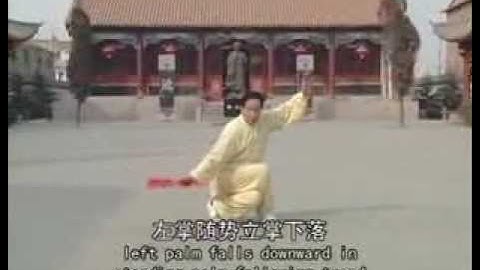 Chen Style Tai Chi Taiji fan 2/2(Eng sub)-Trần thức Thái cực quyền Thái cực phiến