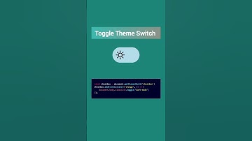 Toggle Button With HTML , CSS and JavaScript  #html #css #toggleswitch