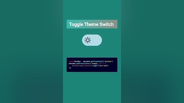 Toggle Button With HTML , CSS and JavaScript  #html #css #toggleswitch