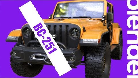 Baking a Jeep – Blender Workflow | Backctage Episode 251