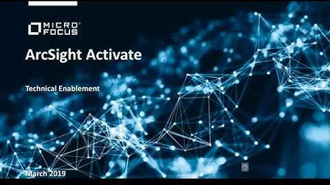 ArcSight Activate Overview