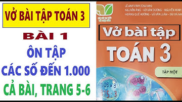 VỞ BÀI TẬP TOÁN 3 |BÀI 1: ÔN TẬP CÁC SỐ ĐẾN 1000 , SÁCH KẾT NỐI TRI THỨC VỚI CUỘC SỐNG