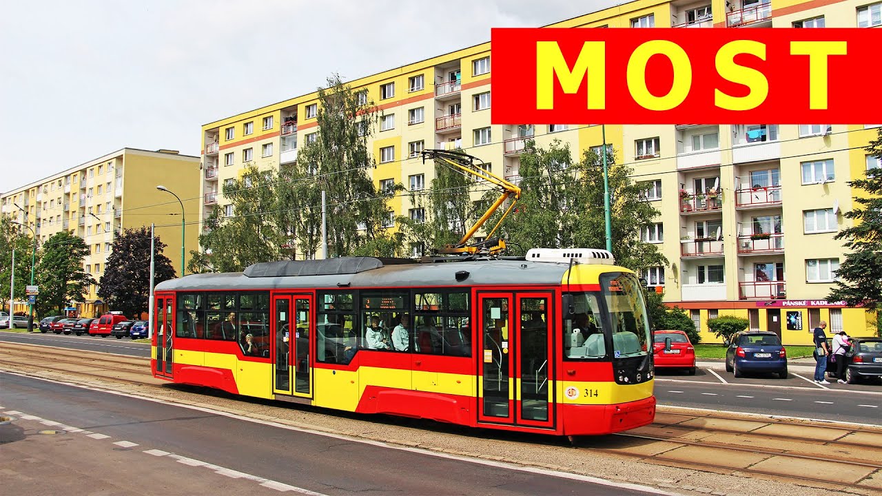 Most and Litvinov tram / Tramwaj prosto z Mostu - CZ08
