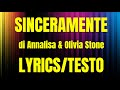 Annalisa & Olivia Stone - Sinceramente (Lyrics/testo) - French Version