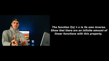 Can Linear Functions be their Own Inverse?? (MHF4U, Grade 12 Advanced Functions)