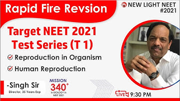 Target NEET 2021 Test Series T1 | Biology Rapid Fire Revision | Singh Sir