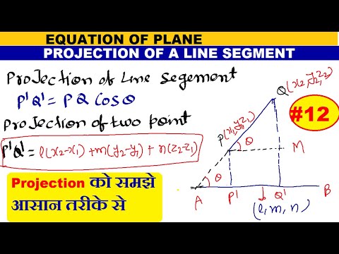 Video: How To Find The Projection Of A Point On A Line