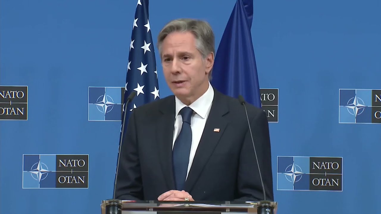 Blinken holds a press availability in Brussels, Belgium 11.29.2023