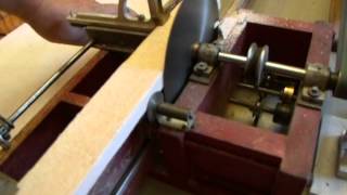 Stuart Turner Beam engine, live steam powered working Sawmill