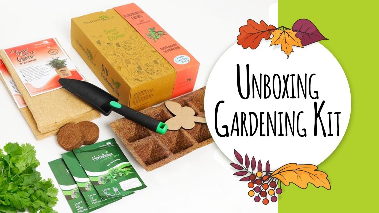 Unboxing Gardening kit || Start your Kitchen Garden & Grow Herbs at