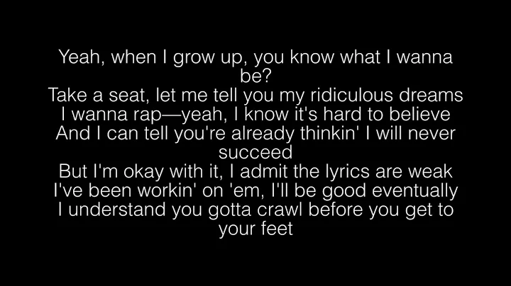 NF-When I grow up (lyrics)
