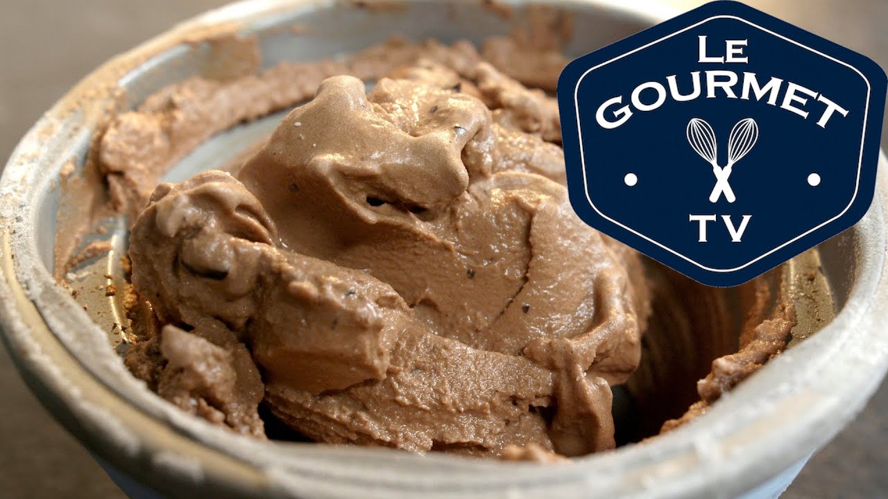 How To Make Dbl Chocolate Chunk Frozen Yogurt Recipe | Glen And Friends Cooking