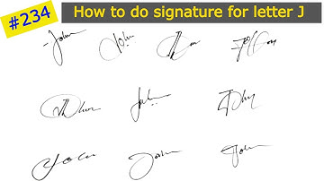 John Name signature | john signature || online signature | English Name Signature | signature Master