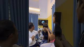 Huge Earwax Disaster Fixed 😨 | Satisfying ENT Ear Cleaning #EarCare #ENT #Shorts