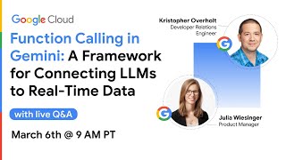 Function Calling in Gemini: A Framework for Connecting LLMs to Real-Time Data