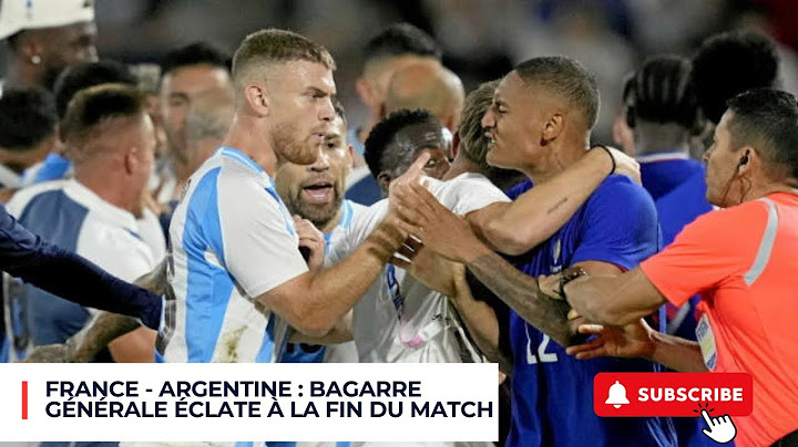 JO PARIS 2024 : Une énorme bagarre générale éclate à la fin de France-Argentine