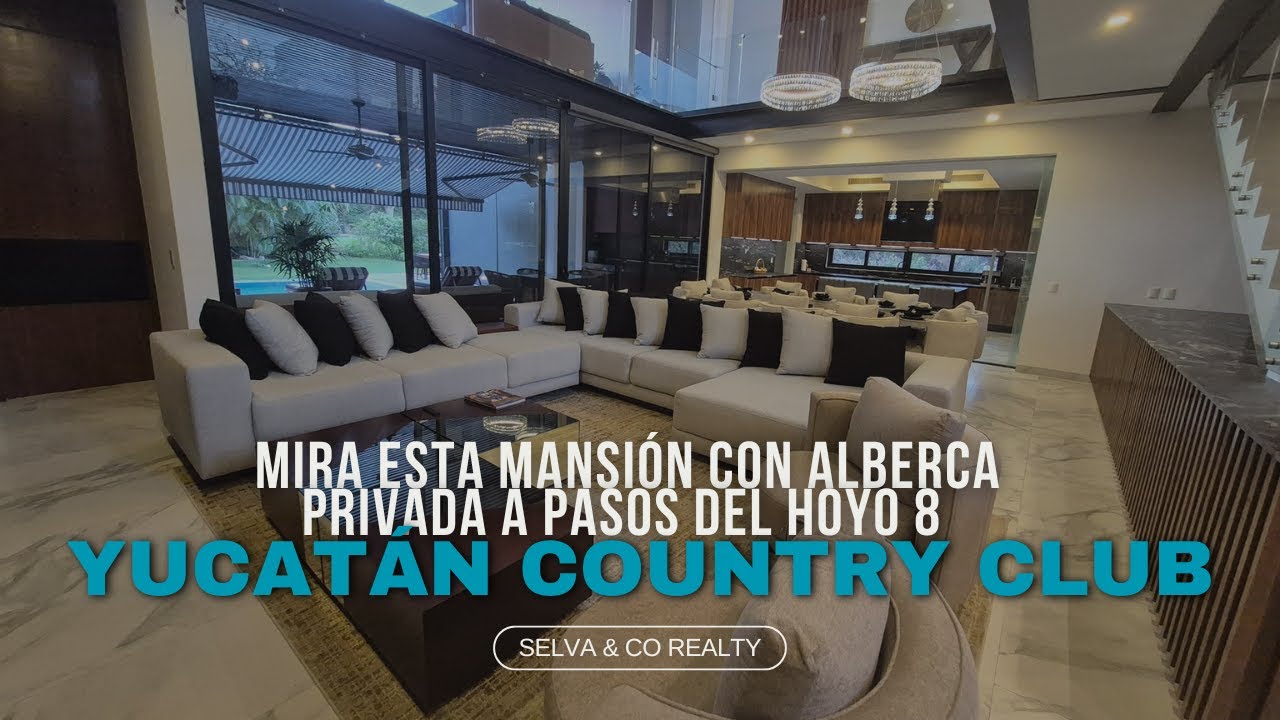 Esta casa en Mérida tiene su propio cine y acceso VIP al golf 🏌️‍♂️