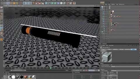 Lightsaber Cinema 4d Modeling