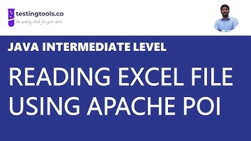 01 Java - Reading Excel content in Java using Apache POI - Basic