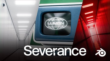 I recreated an oppening for Severance in Blender 🖥️🧠💧