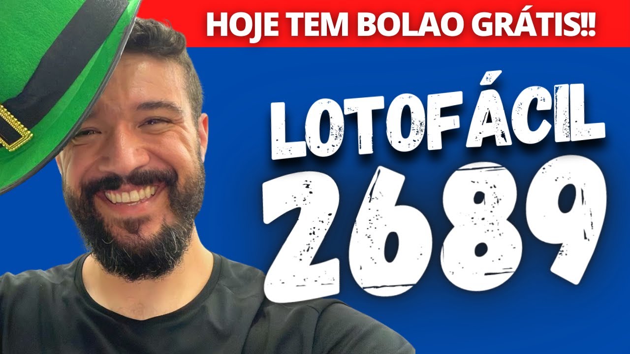 Dicas COMPLETAS LOTOFACIL 2689 com JOGO GRATIS LIBERADOOO!!