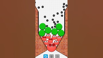 DRAW TO SMASH: Logic Puzzle vs HIDE BALL : Brain Teaser ASMR Gameplay Android iOS short.