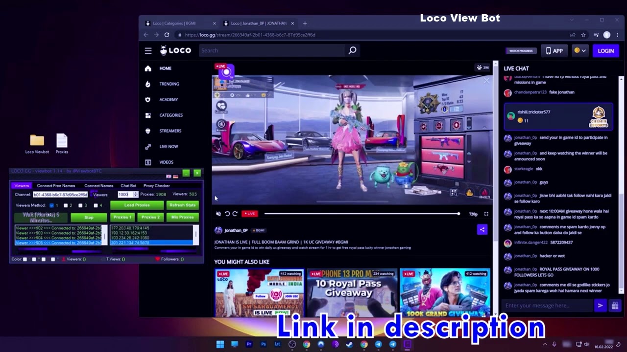 Loco VIEWER BOT | FREE VIEWS ON Loco LIVE STREAM | STREAM VIEW BOT DOWNLOAD | LIVE VIEW BOT