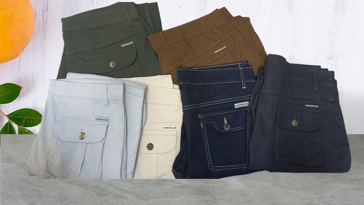 Buy Navy Blue Trousers & Pants for Men by Hubberholme Online | Ajio.com